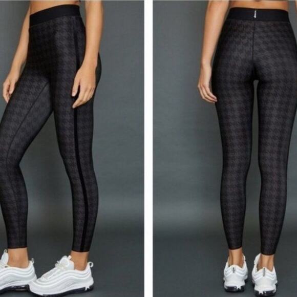Ultracor Houndstooth Velvet Side Leggings Size Small - Picture 2 of 6
